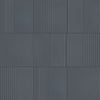 Rhyme and Reason Indigo 6x6 Square Ripple Field Tile