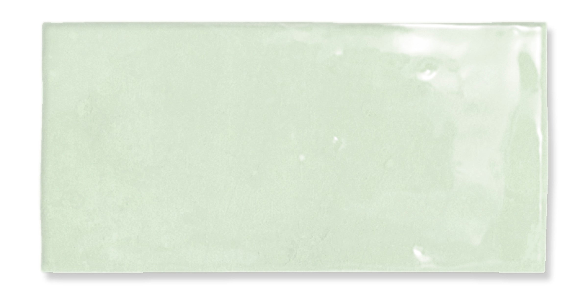 Fez Mint 2x5 Field Tile Glossy