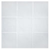 TrueTones Ceramics Hint Of Grey Gloss 4-1/2x4-1/2 Zelli Field Tile Gloss