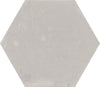 Love Affairs Concrete Light Grey 8x9 Hexagon Field Tile Matte