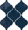 Playscapes Midnight Blue 6" Arabesque Wall Tile Glossy