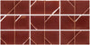 Yoko Bordo 3x5 Origami Decorative Tile