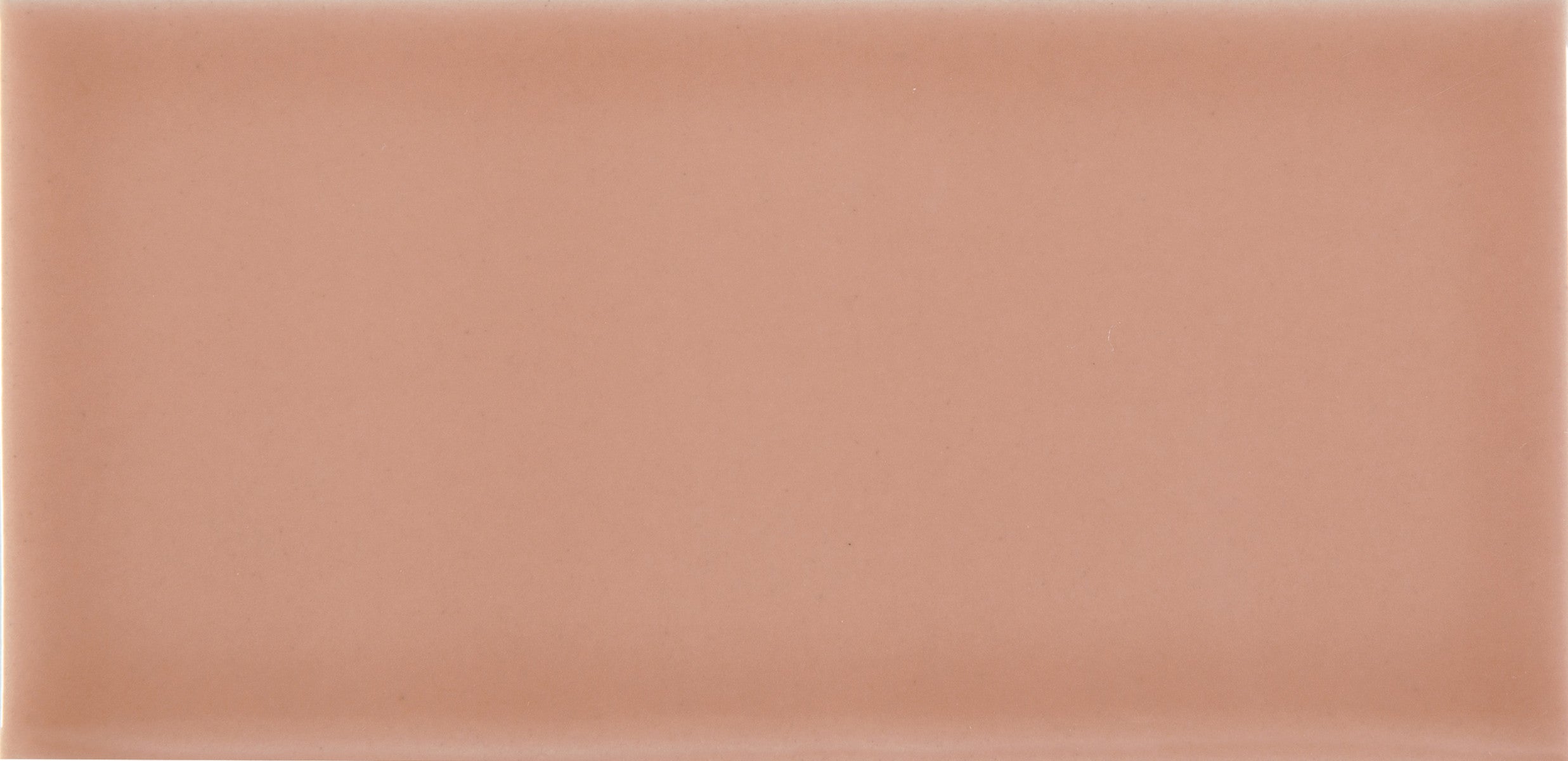 Cursive Rose Gold 3x6 Field Tile Glossy