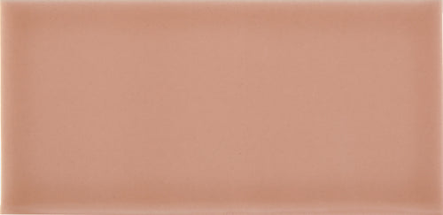 Cursive Rose Gold 3x6 Field Tile Glossy