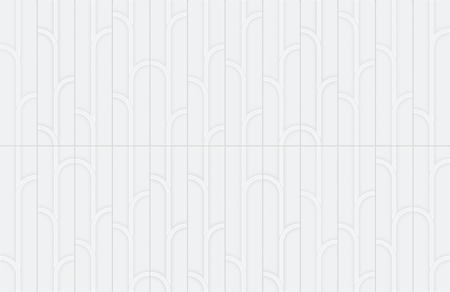 Opal 3D White 3x12 Vine Decorative Tile Glossy