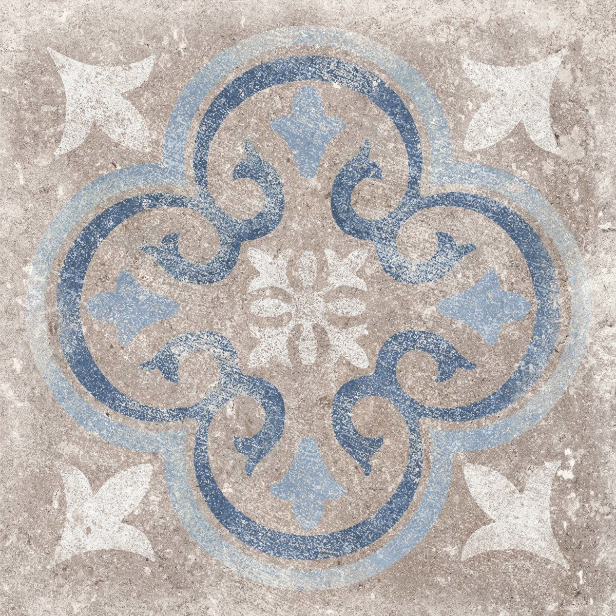 Creativo Siena Blue 12x12 Deco Matte Rectified