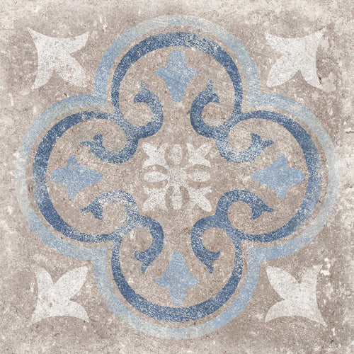 Creativo Siena Blue 12x12 Deco Matte Rectified