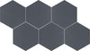 INYO Indigo 8" Hexagon Field Tile Satin