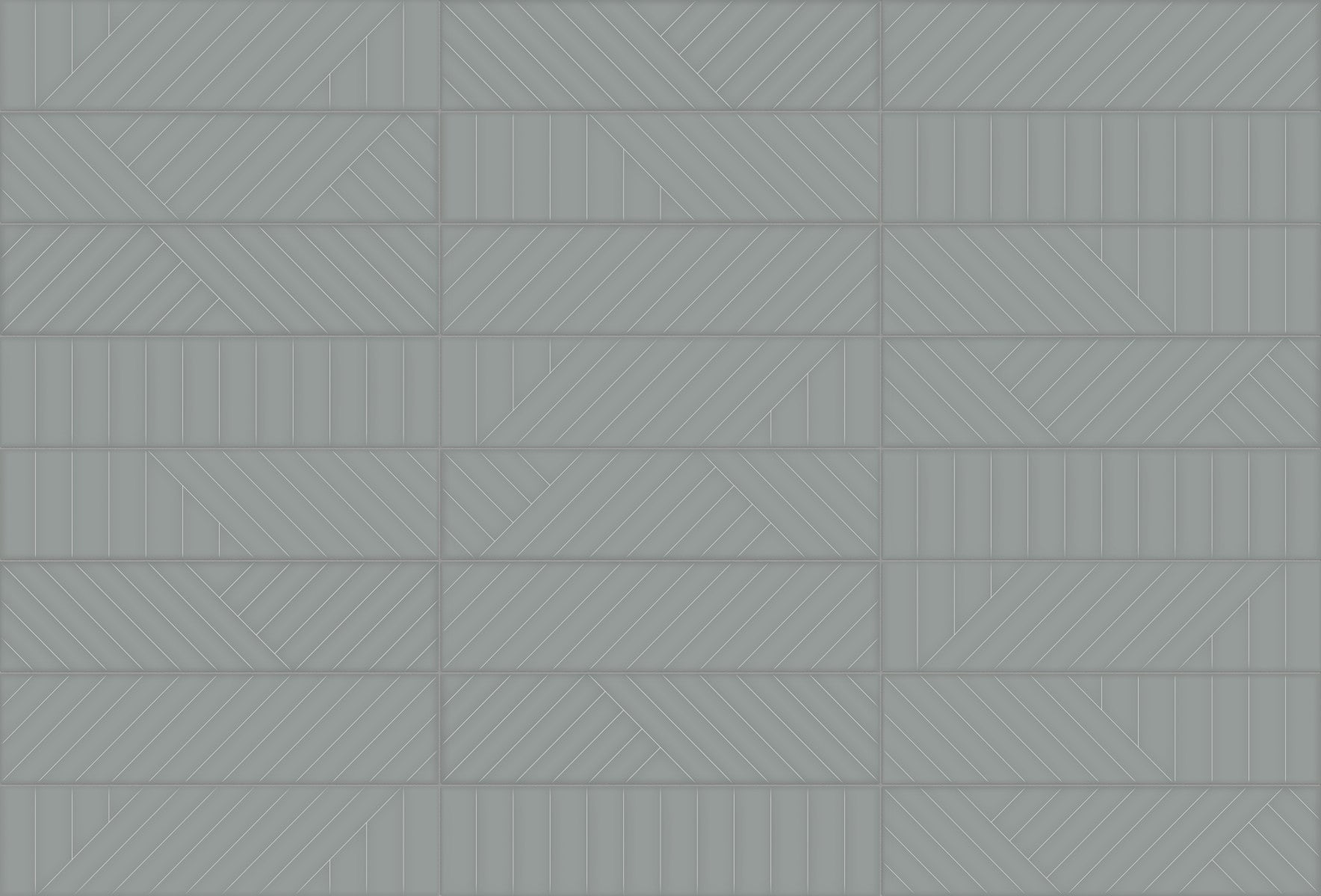 Opal 3D Dark Gray 3x12 Knot Decorative Tile Glossy