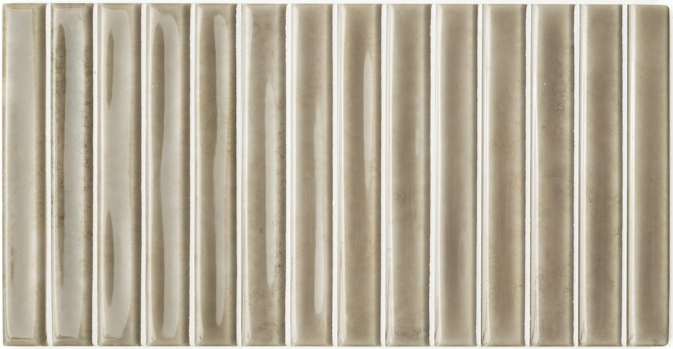 Potters Fossil 5x10 Bars Decorative Tile Glossy
