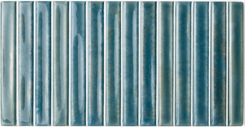 Potters Prusian 5x10 Bars Decorative Tile Glossy