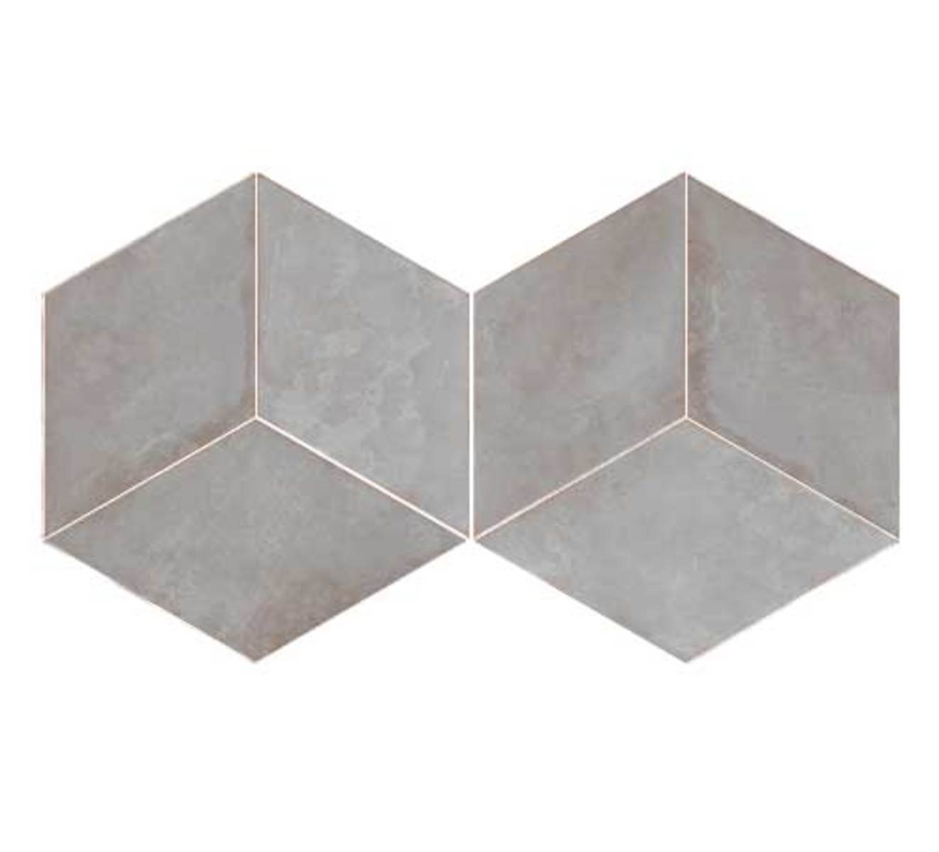 Mud Grey 6x10 Diamond Field Tile Matte