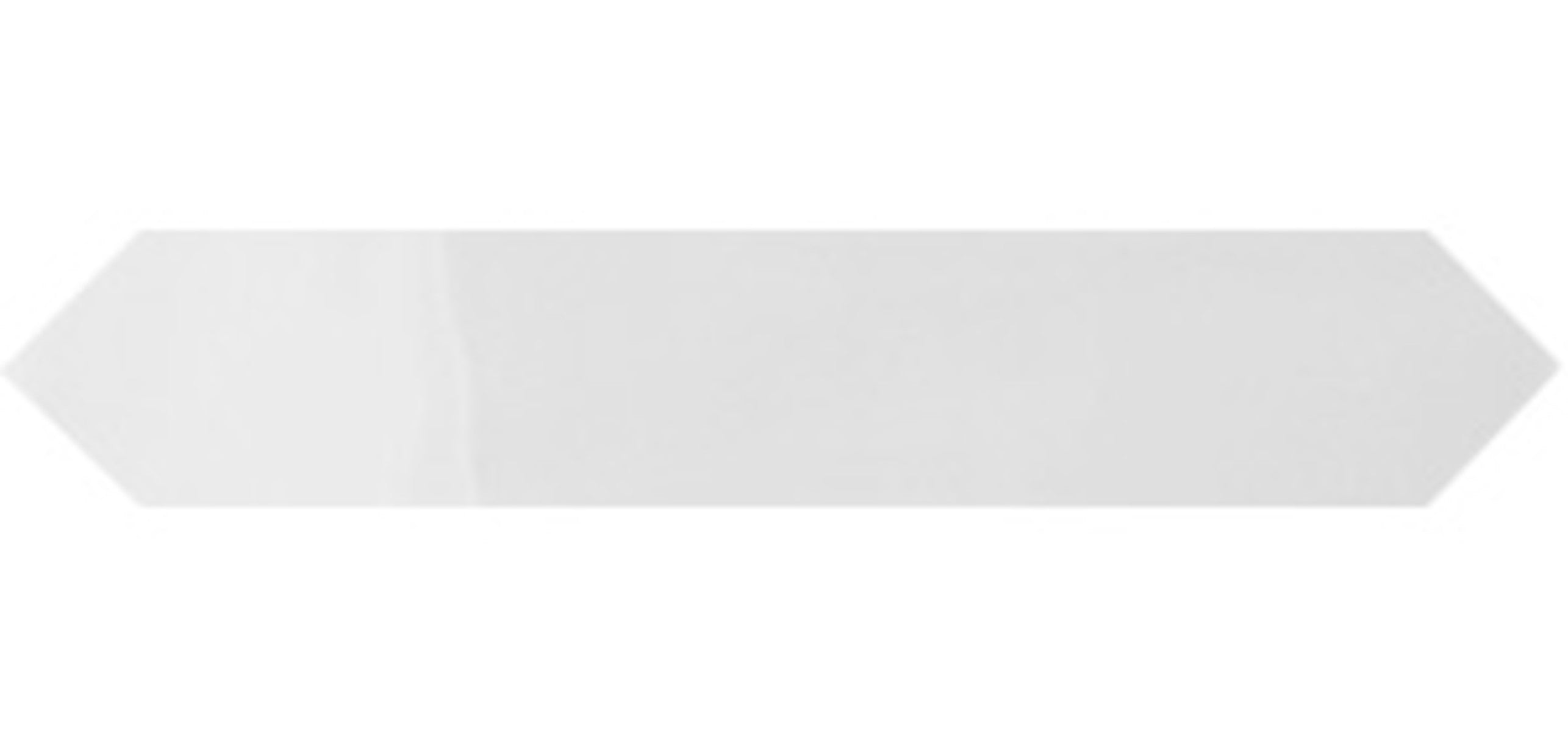 Gradient White 2x9 Crayon Field Tile Glossy