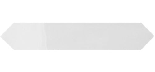 Gradient White 2x9 Crayon Field Tile Glossy