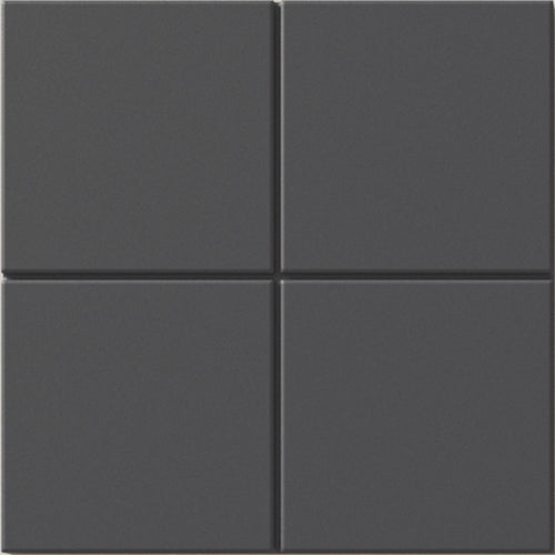 Raster Deep Blue 6x6 Grid M Decorative Tile