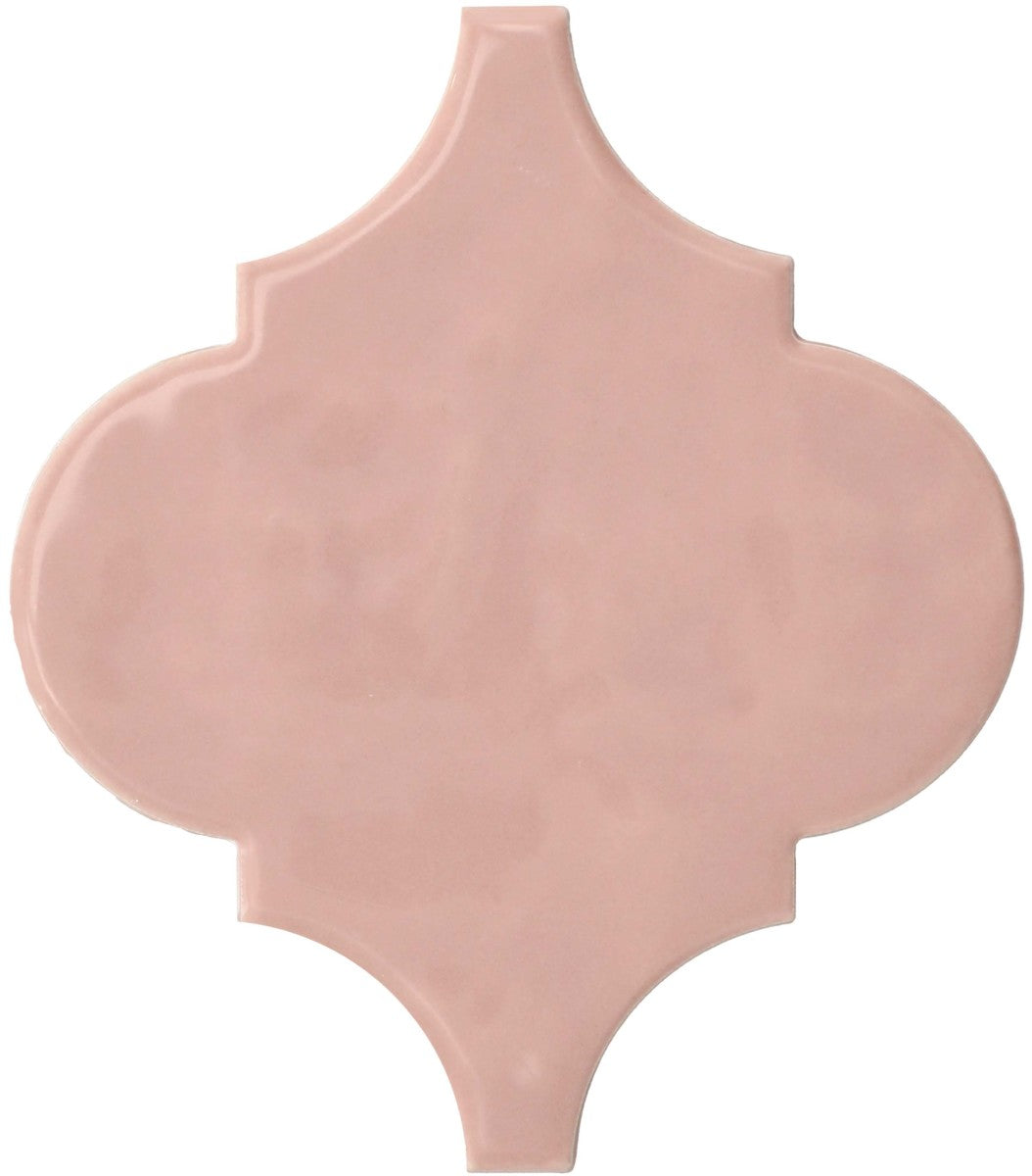 Playscapes Peony 6" Arabesque Wall Tile Glossy