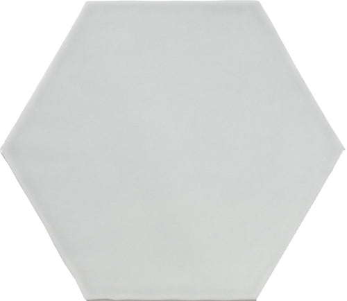 Teramoda Silver 6x7 Hexagon Field Tile Glossy