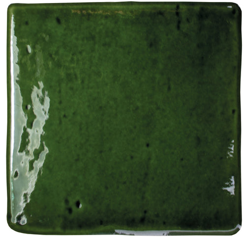 Roots Olive 4x4 Field Tile Glossy