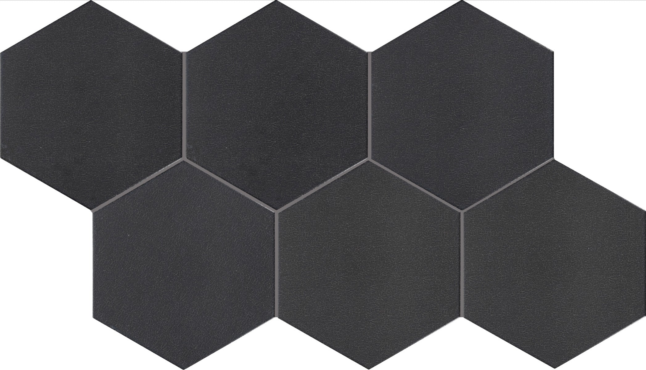 INYO Ink 8" Hexagon Field Tile Satin