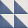Scenario Blu 8x8 Triangle Decorative Tile Matte