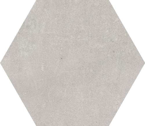 City Gray 7x8 Hexagon Field Tile Matte