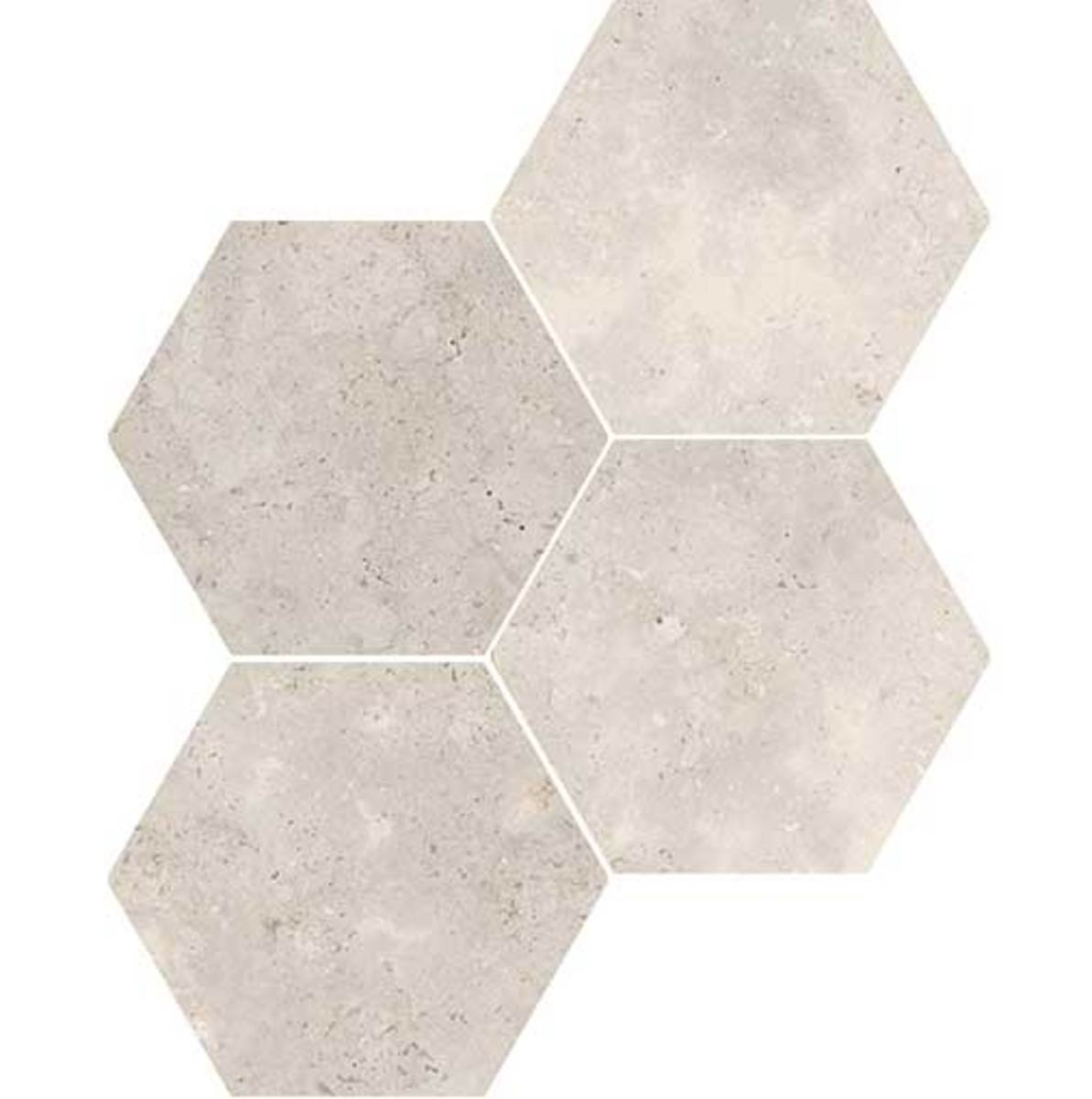 Love Affairs Aura 8x9 Hexagon Field Tile Matte