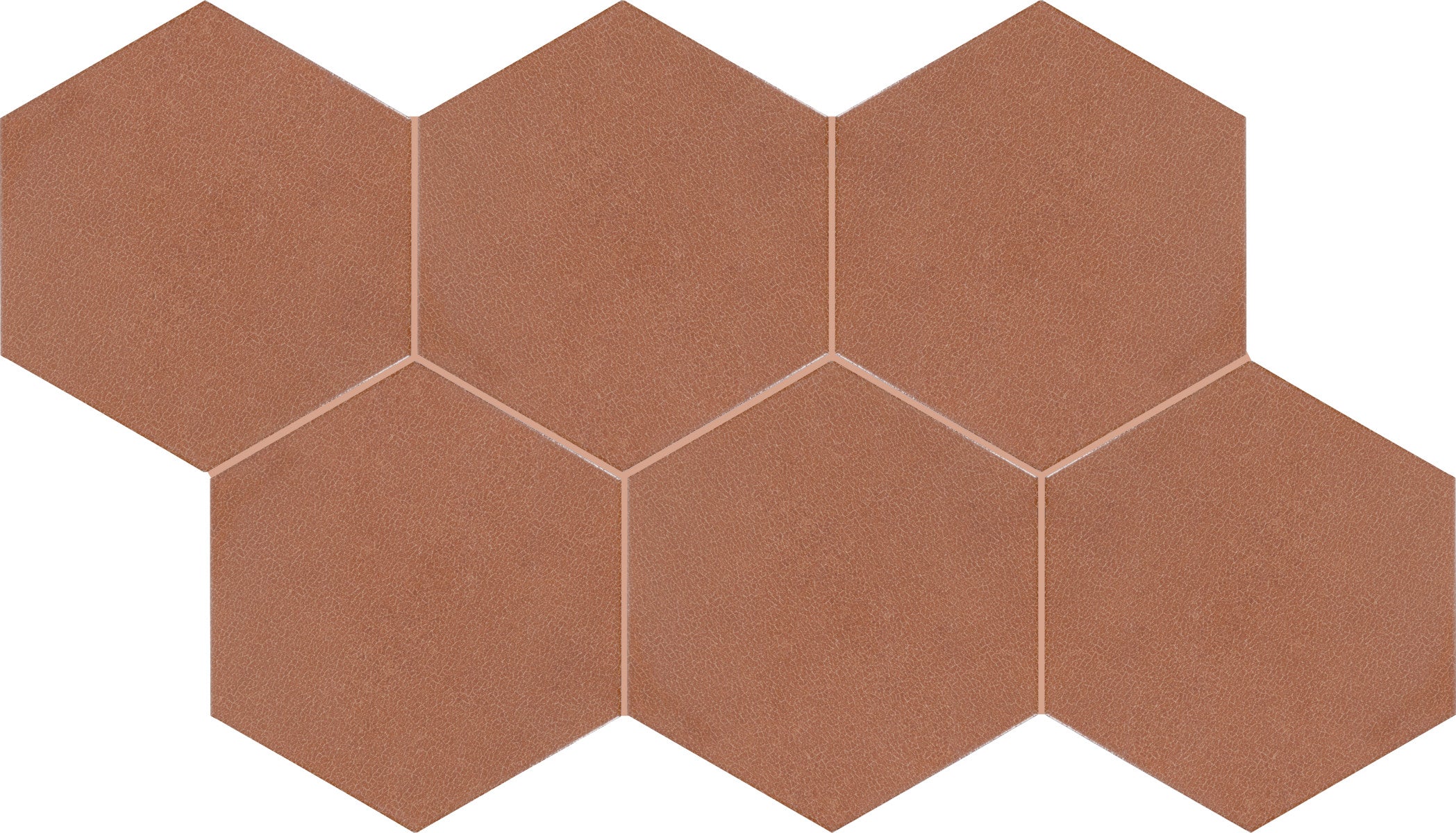 INYO Ember 8" Hexagon Field Tile Satin
