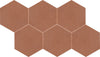 INYO Ember 8" Hexagon Field Tile Satin