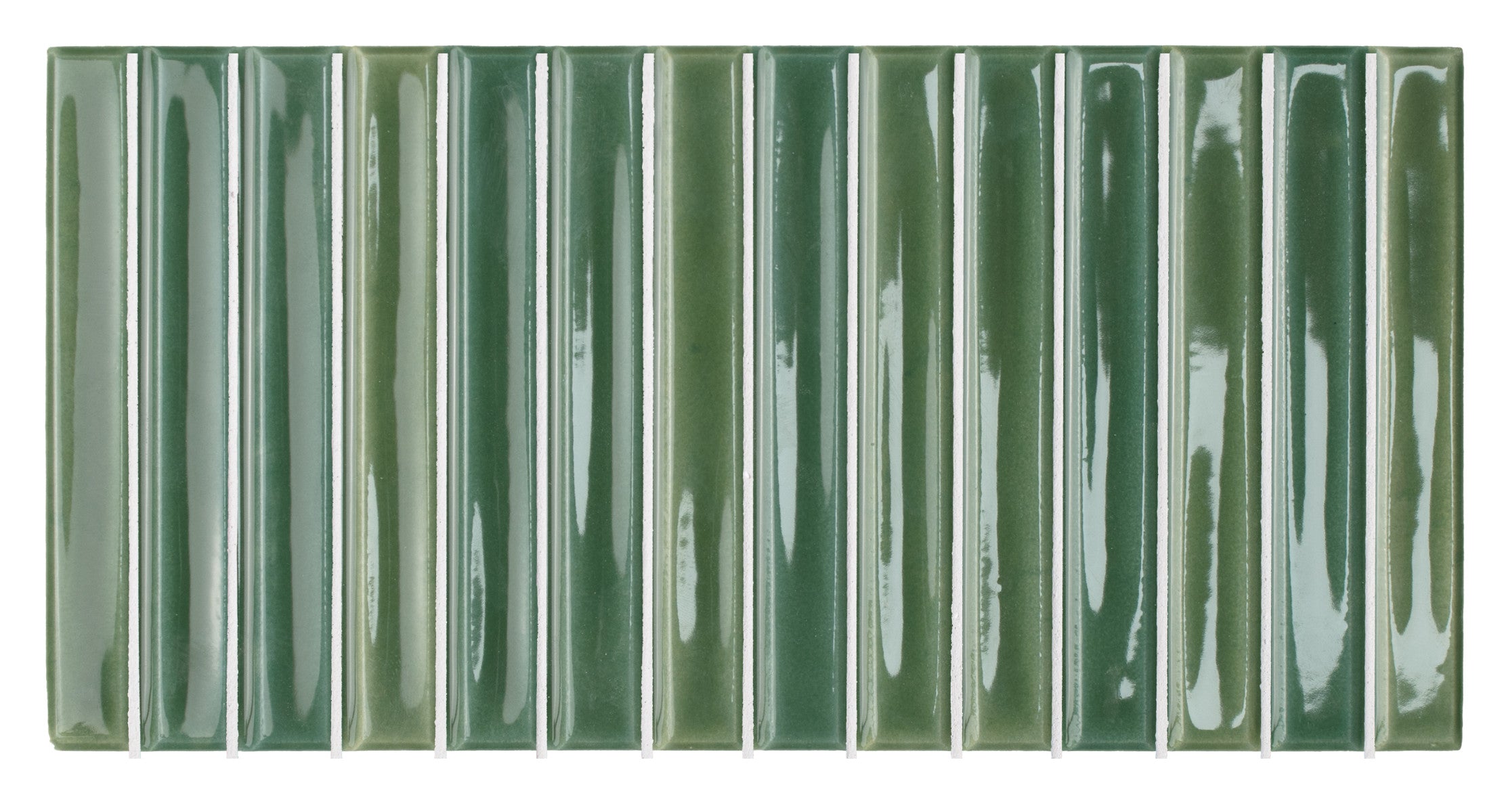 Colour Notes Fennel 5x10 Bars Decorative Tile Glossy