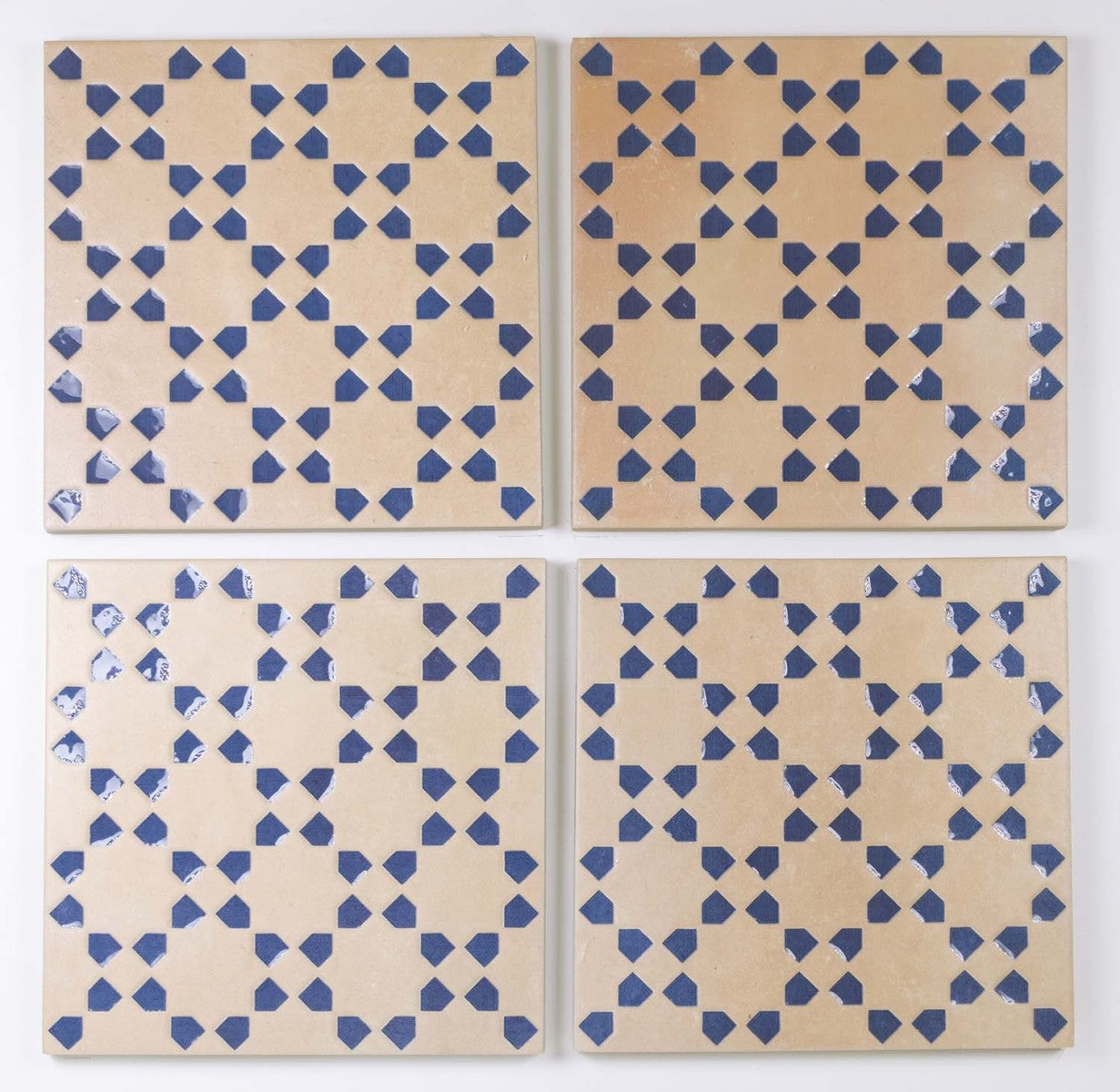 Bejmat Biscuit Azure 6x6 Decorative Tile Matte