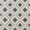 Encaustic Echoes Obsidian 8x8 Formation Decorative Tile