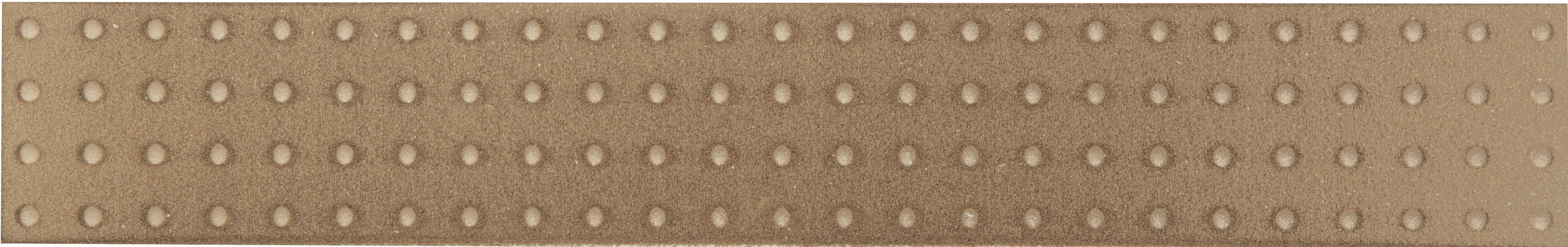 Native Metals Champagne Gold 2x12 Perforated Decorative Tile Satin