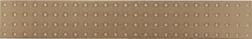 Native Metals Champagne Gold 2x12 Perforated Decorative Tile Satin