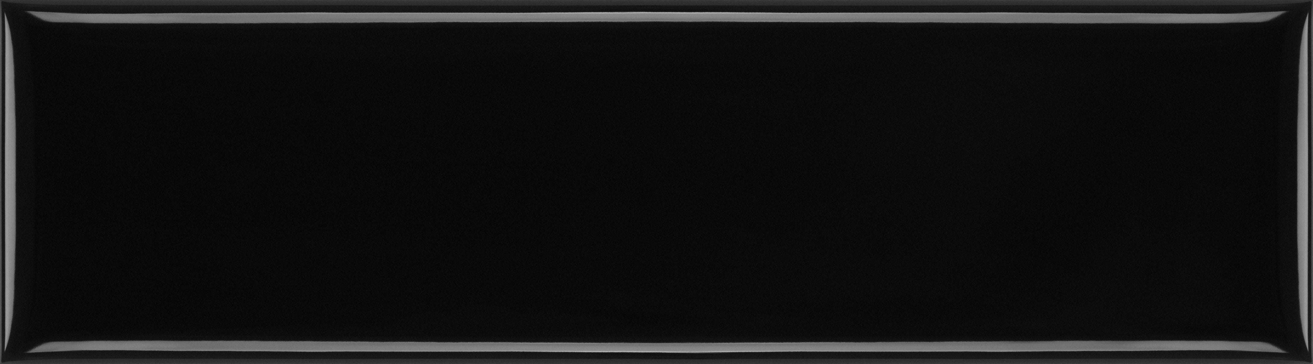 Chroma Black 3x10 Field Tile Glossy