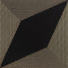 Angle Black 12x12 Decorative Tile Rectified