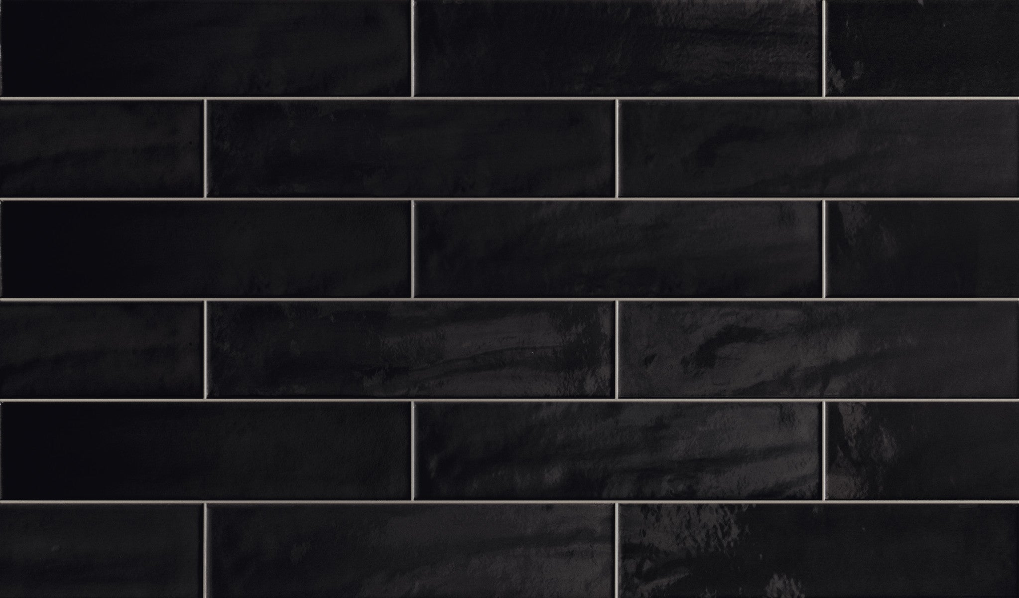 Urban Living Jet Black 3x12 Field Tile Glossy