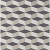 Encaustic Echoes Obsidian 8x8 Trek Decorative Tile