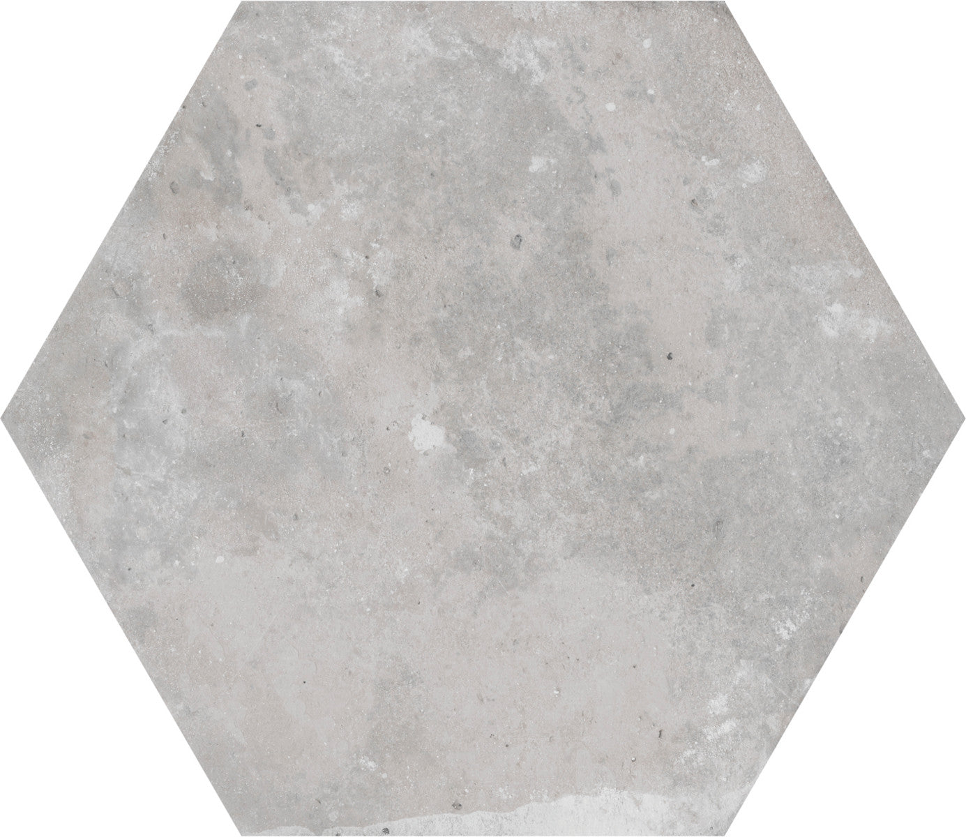 Cottage Grey 6x6 Hexa Field Tile Matte
