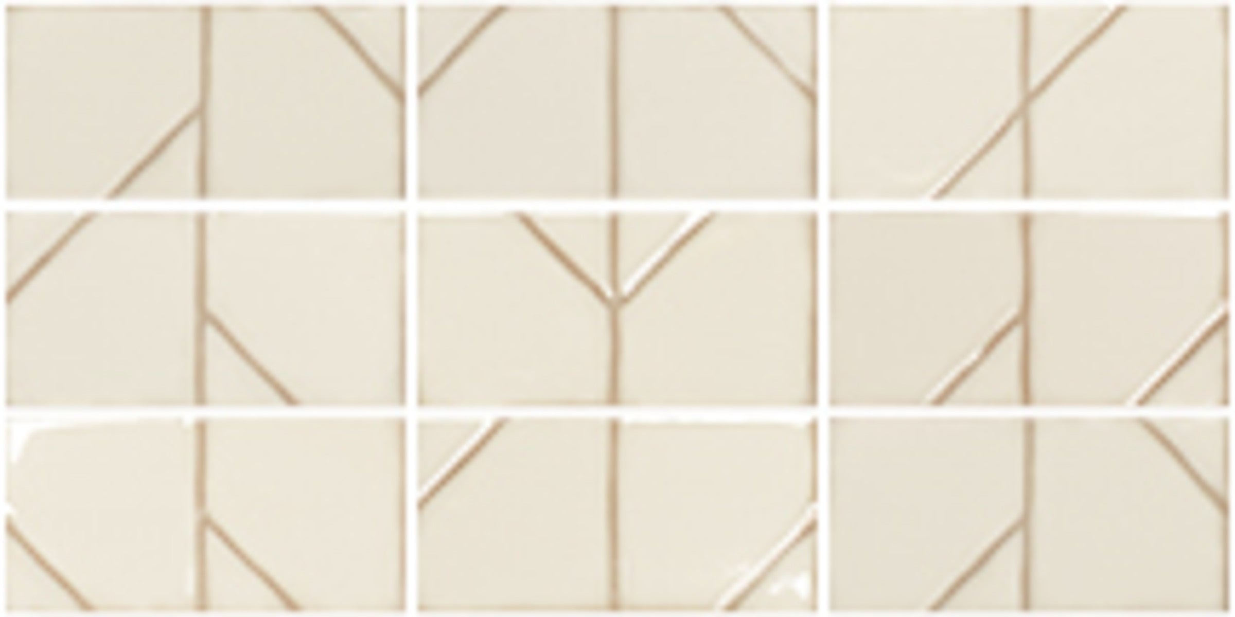 Yoko Daisy 3x5 Origami Decorative Tile