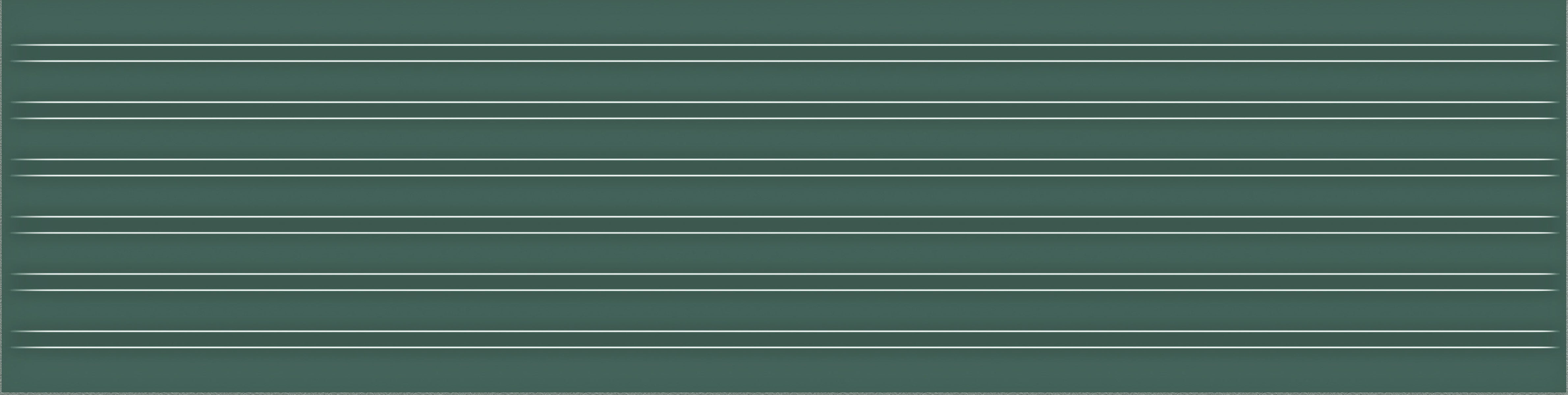 Opal 3D Green 3x12 Split Decorative Tile Glossy