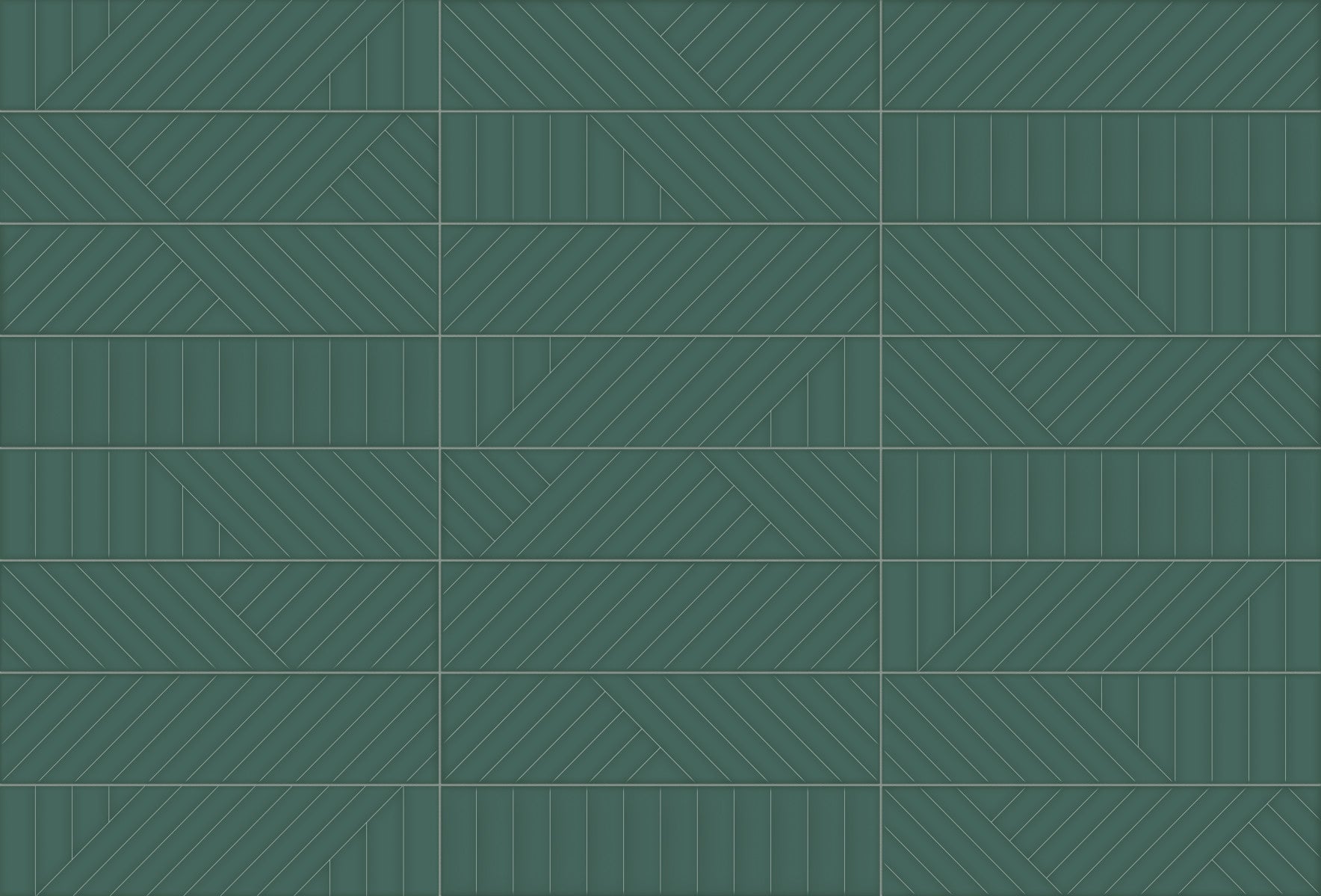 Opal 3D Green 3x12 Knot Decorative Tile Glossy