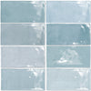 Fez Aqua 2x5 Field Tile Glossy