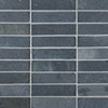 Thin Brick Lime Black 2x8 Field Tile Tumbled