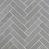 Thin Brick Purbeck Grey 2x8 Field Tile Distressed
