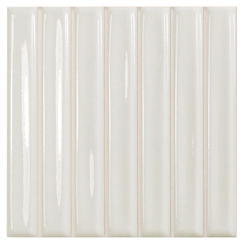 Sweet Bars White 5x5 Field Tile Gloss