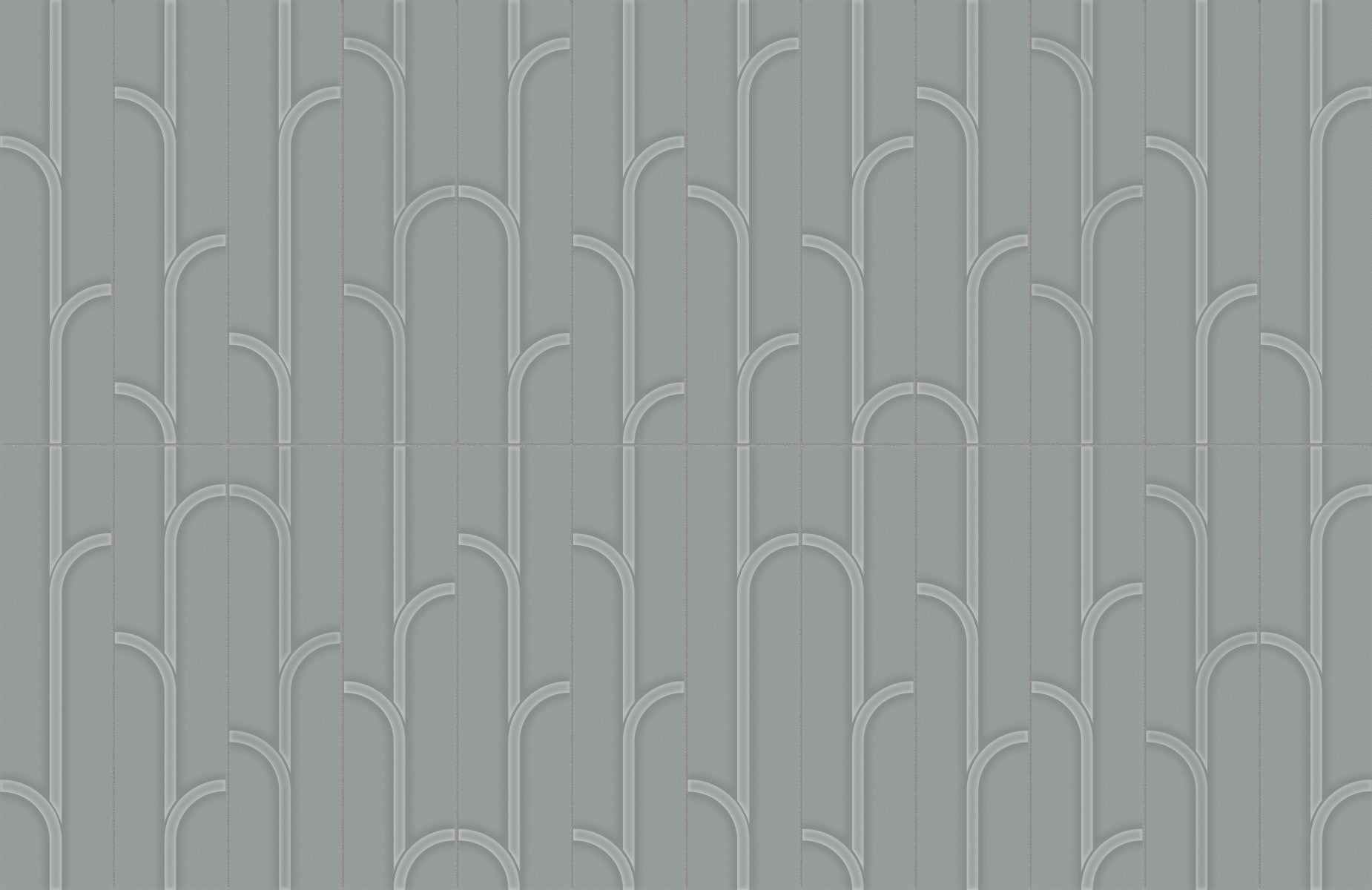 Opal 3D Dark Gray 3x12 Vine Decorative Tile Glossy