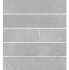 Love Affairs Petra Grey 4x20 Strip Field Tile Matte