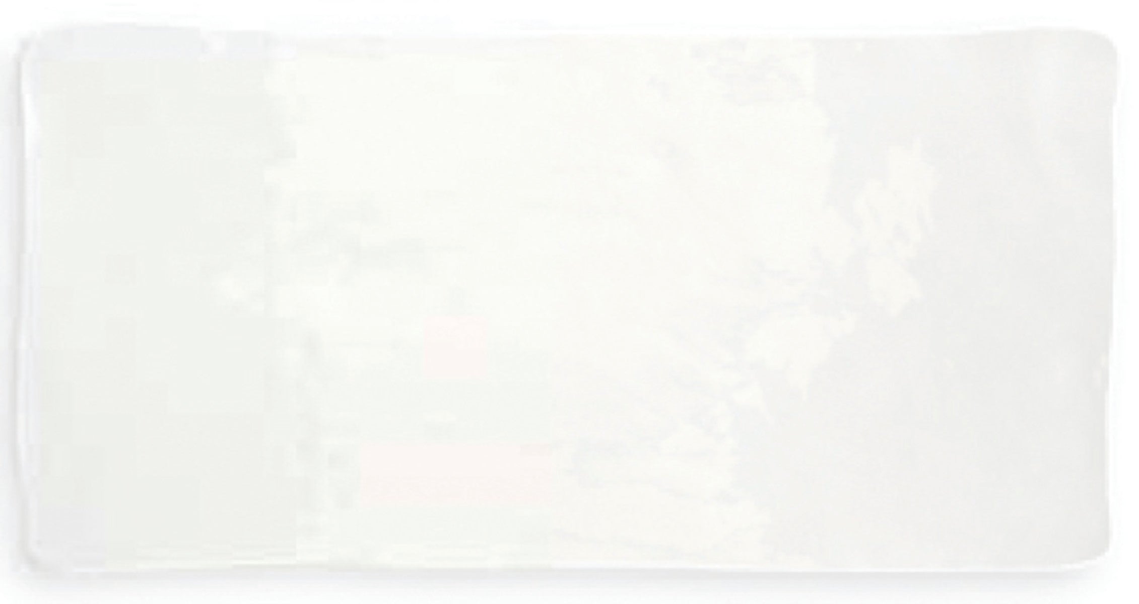 Crafted Black And White 3x6 Handmade Decorative Tile Glossy