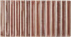 Potters Wine 5x10 Bars Decorative Tile Glossy