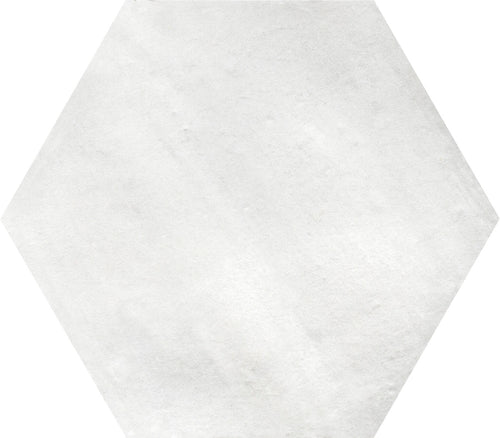 Eden White 5-1/2x6 Hexagon Field Tile Matte